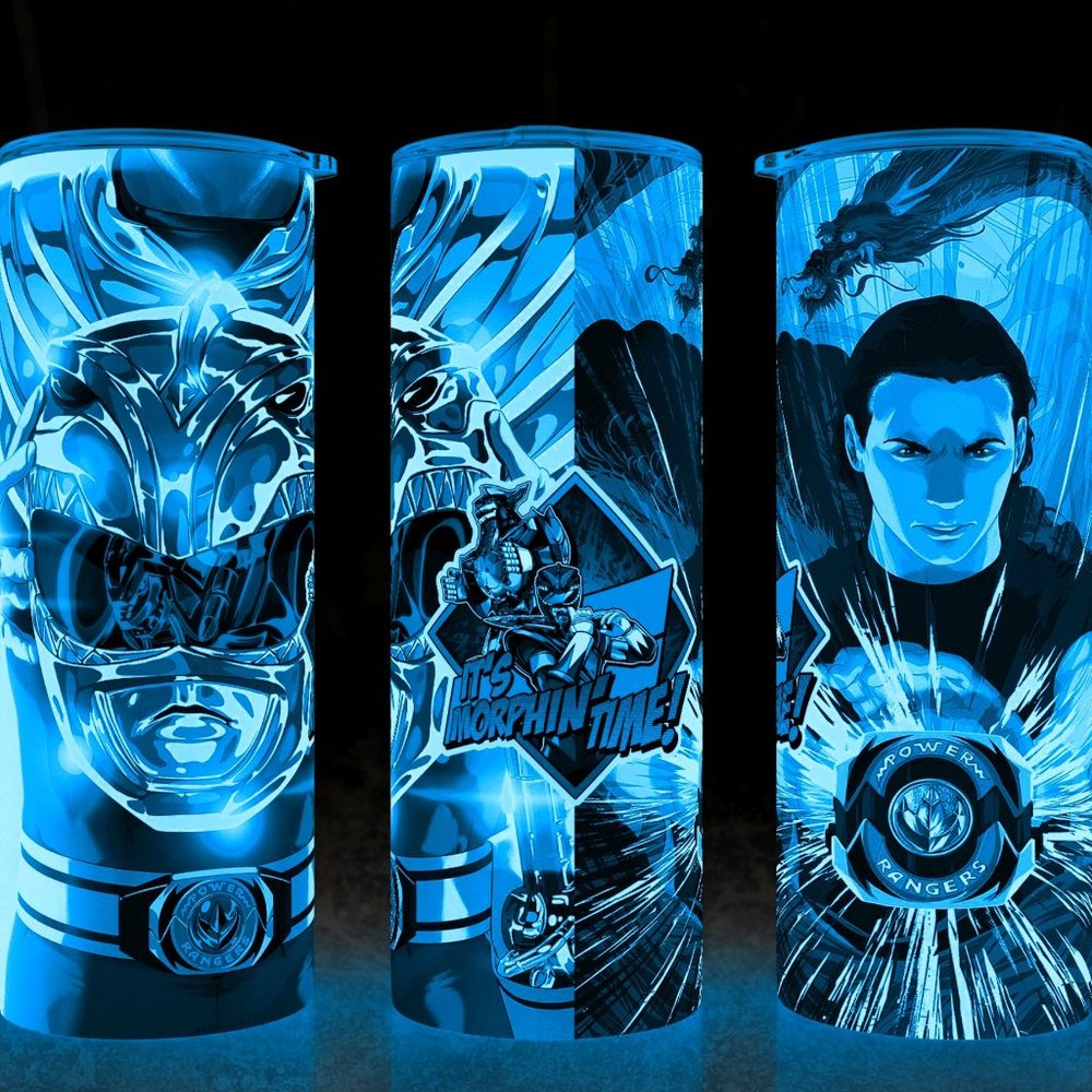 Glow in the Dark Green Ranger Power Rangers Cup Mug Tumbler 20oz